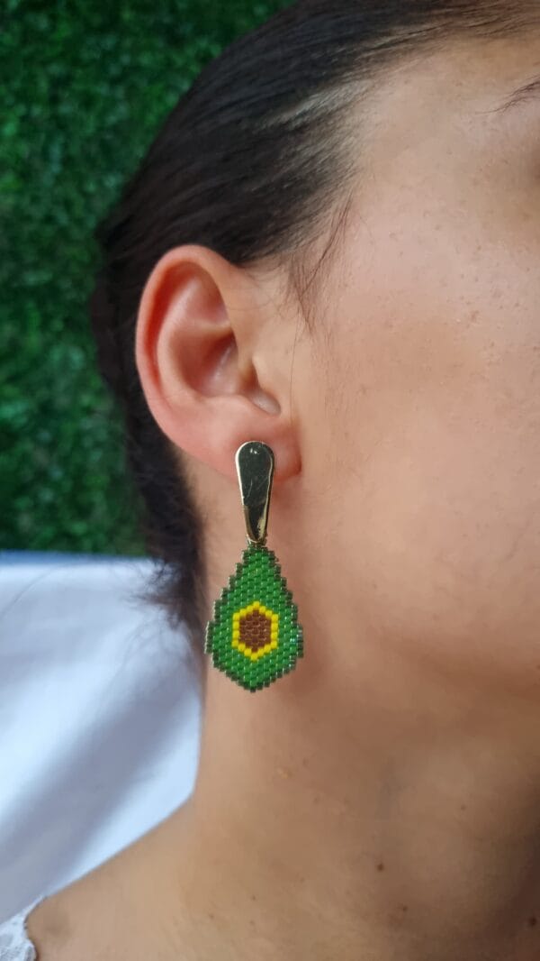 aretes aguacate