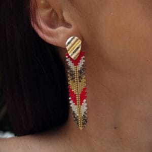Aretes Carmesí