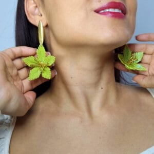 Aretes flor de Azalea
