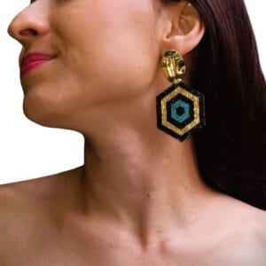 Aretes Ojo Turco Maxi