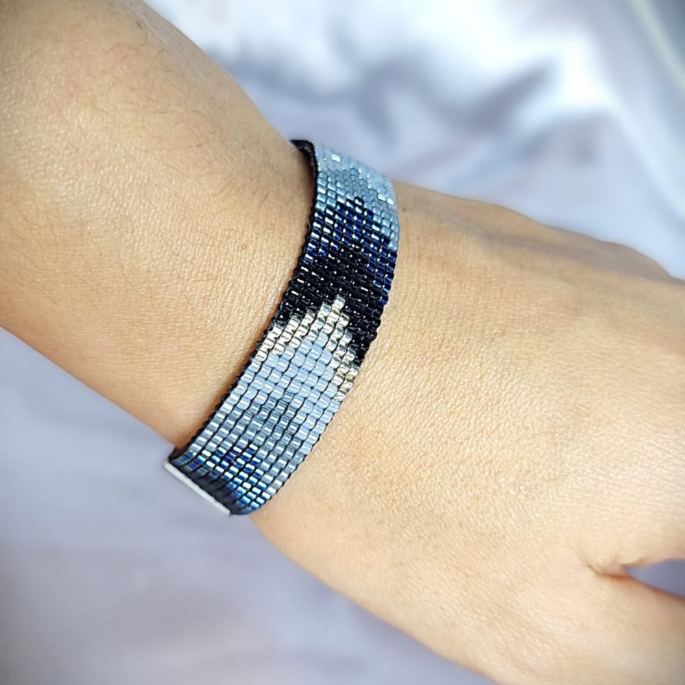 Pulsera Aura Plateada